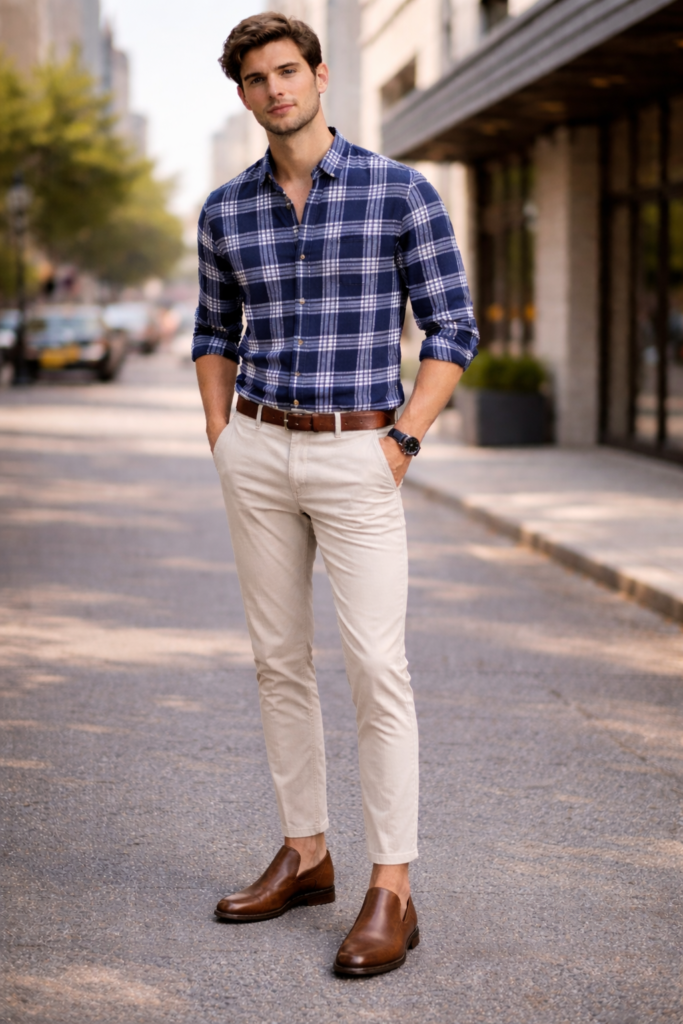 “Smart casual men’s outfit idea for everyday and party wear.”